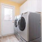 Laundry room with entryway